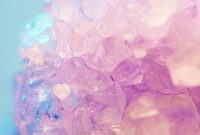 Wallpaper Purple Crystal Quartz Stone