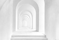 Wallpaper White Concrete Building