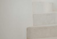 Wallpaper A Close Up of a Set of White Stairs