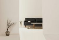 Wallpaper Black and Brown Leather Padded Tub Sofa