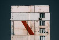 Wallpaper White and Brown Concrete Building