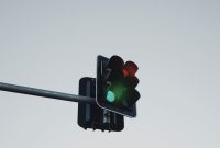 Wallpaper Traffic Light with Green Light