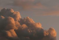 Wallpaper White Clouds and Blue Sky
