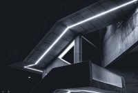 Wallpaper Grayscale Building