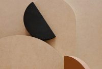 Wallpaper Brown and Black Heart Shaped Paper