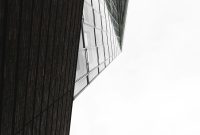 Wallpaper Black and White Concrete Building