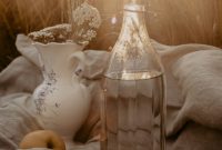 Wallpaper White Ceramic Vase on White Textile