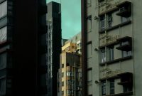 Wallpaper A Couple of Tall Buildings