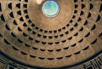 Wallpaper A Dome with a Skylight Inside