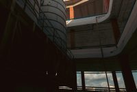 Wallpaper Looking Up at a Building Against the Sky